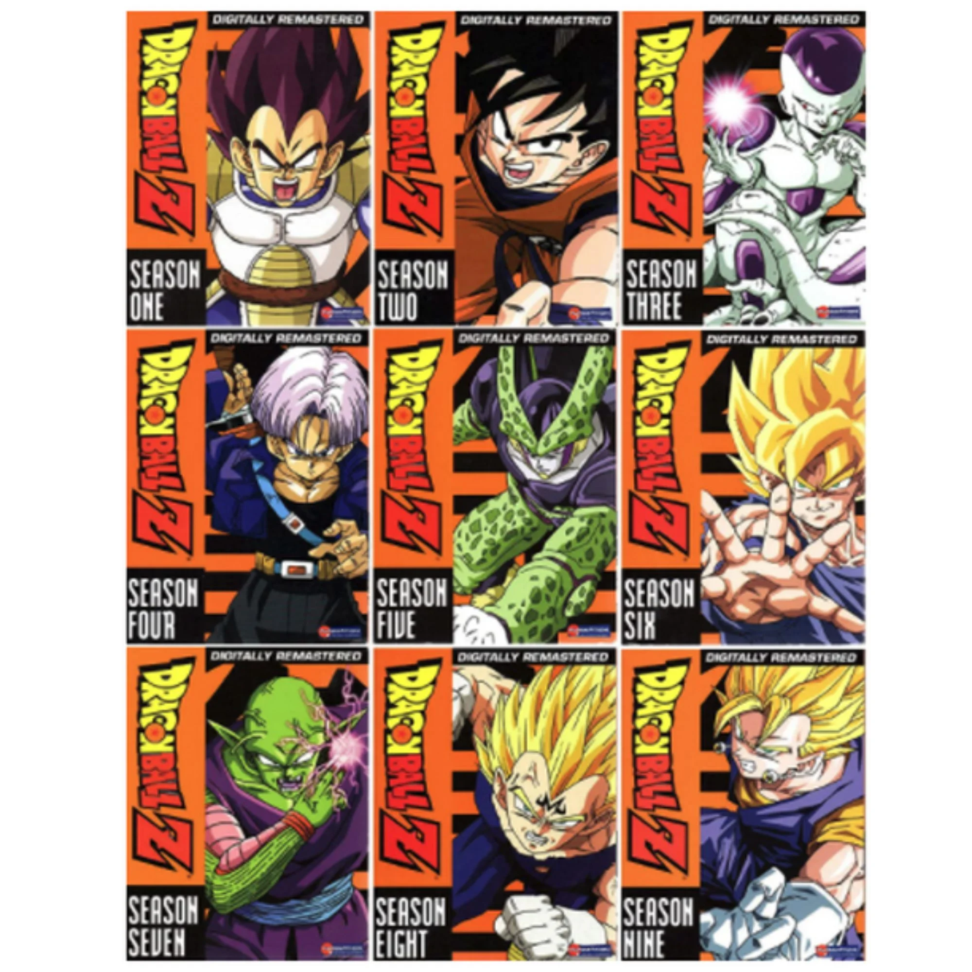 J&G Dragon Ball Z Season 1-9 + Dragon Ball: 1-5 + Dragon Ball Z Kai 1-7 (DVD) Animated, Bird Studio