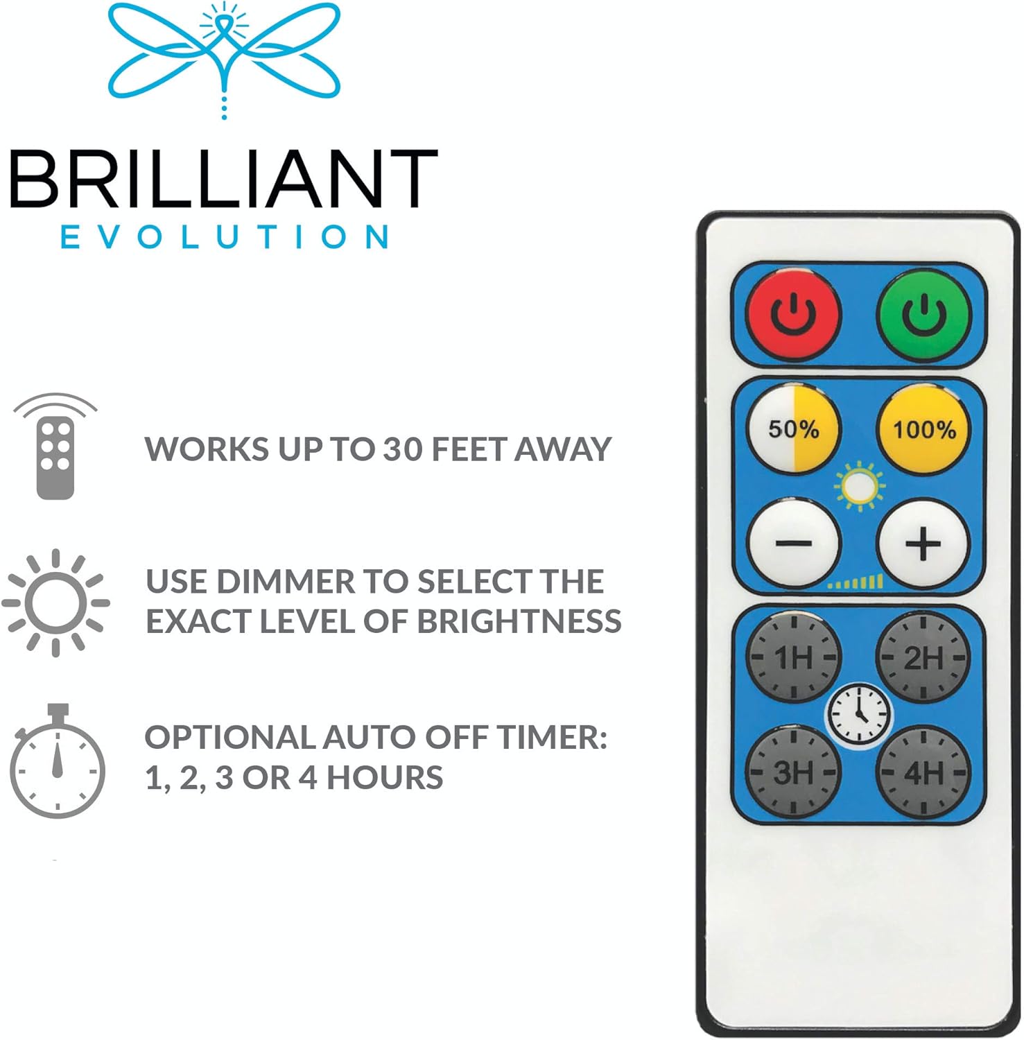 Brilliant Evolution Wired LED Under Cabinet Light Kit with Remote Control (3 Bars), LED Bar Light, Kitchen Under Cabinet Lighting, Stick On Lights, 3000K Warm White Glow Pack of 2