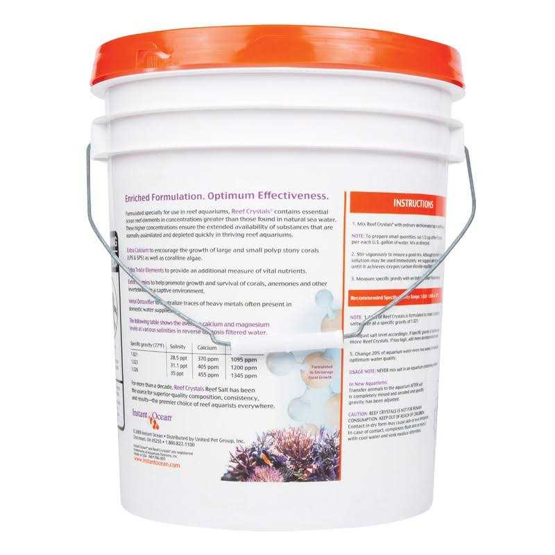 Instant Ocean Reef Crystals Reef Salt - Pet Supplies online store