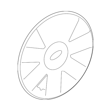 Genuine OE Ford Wheel Cover 7E5Z-1130-A