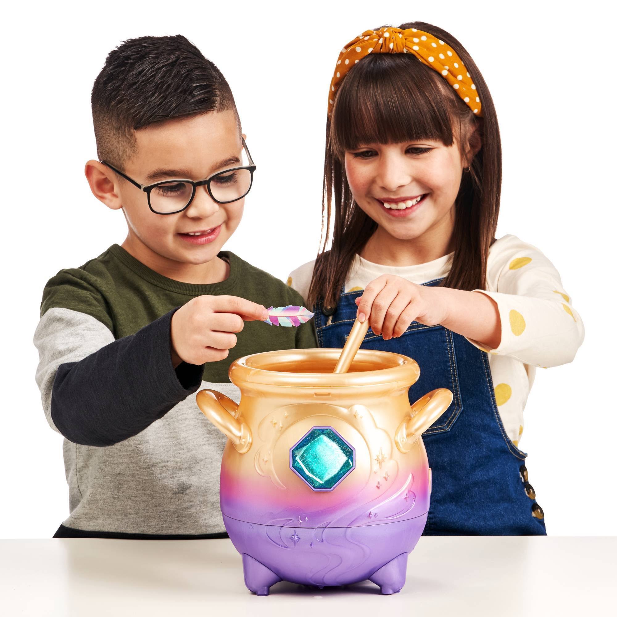 Magic Mixies Blue Interactive Plush Toy Magical Misting Cauldron