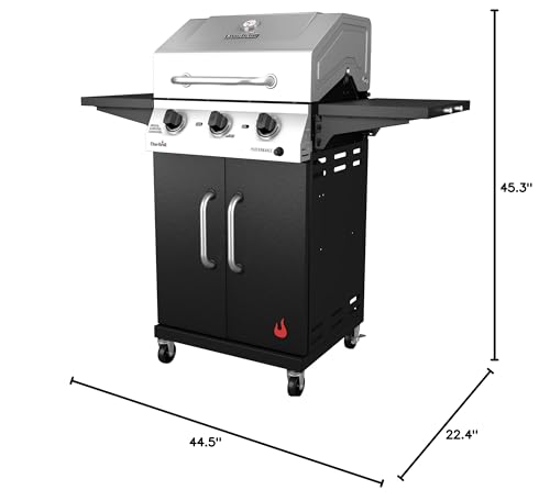 Char-Broil Performance Series Convective 2-Burner Cabinet Propane Gas Stainless Steel Grill - 463673519P1