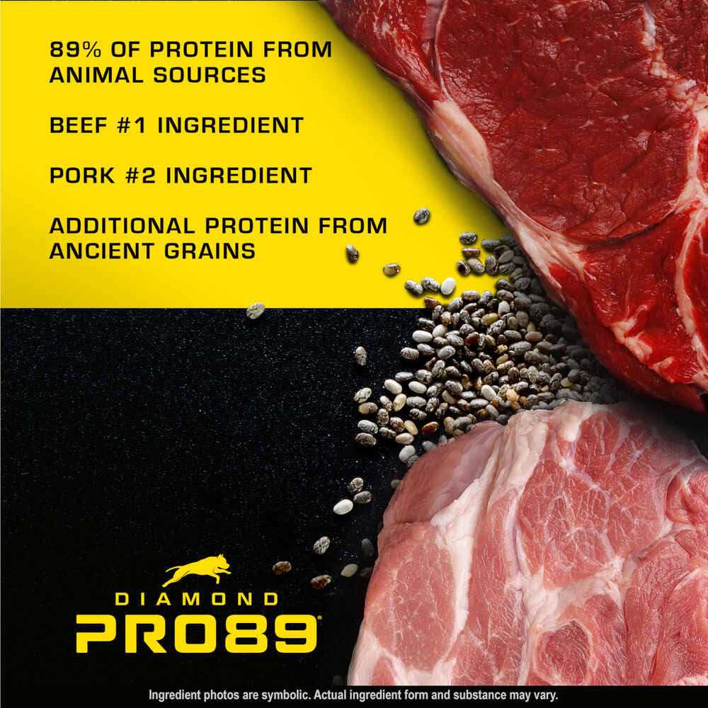 Diamond Pro89 Beef Pork &amp; Ancient Grains Formula Adult Dog Food - Pet Supplies online store