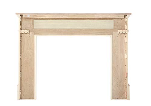 Pearl Mantels, Inc. 120-56 Windsor Fireplace Mantel Surround, Interior Width 56", Unfinished
