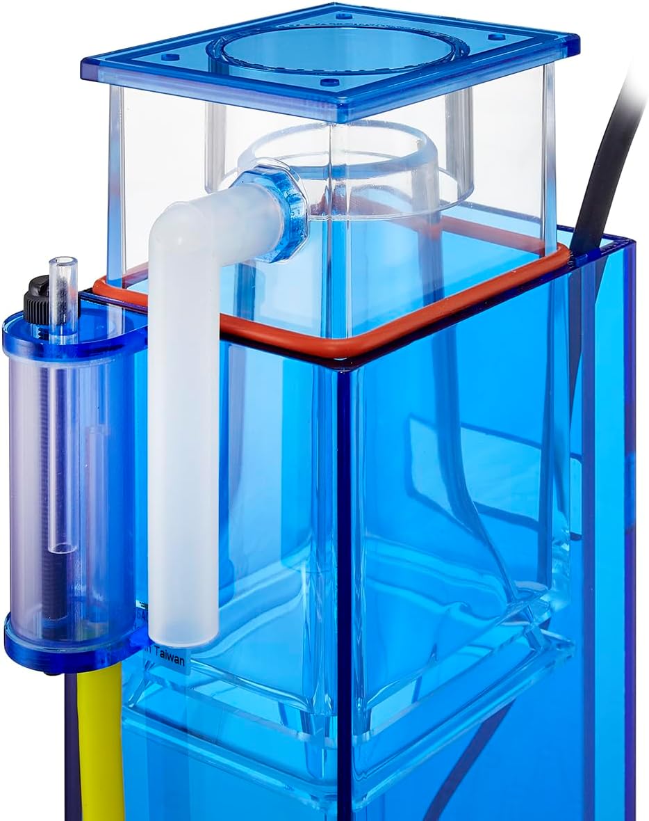 WS-1 Protein Skimmer - Efficient in-Sump Skimmer for Saltwater & Reef Aquariums, Ultra Quiet Pump, Adjustable, Compact Design, Perfect for Nano & Small Tanks