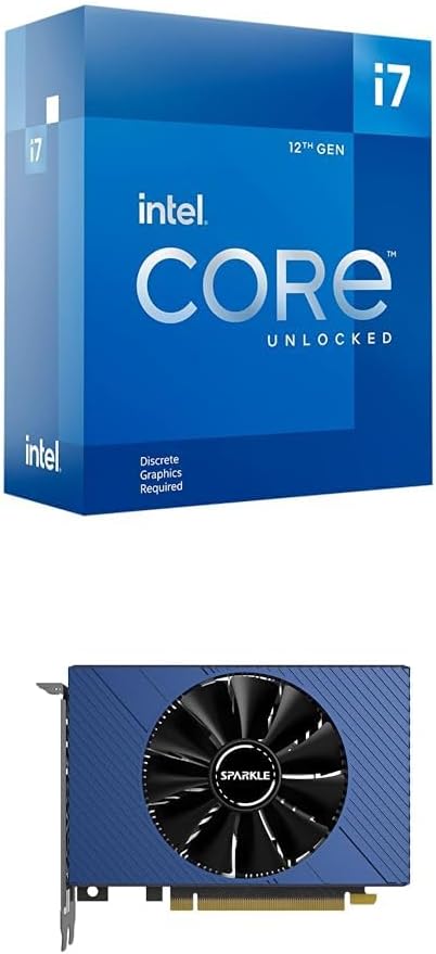 Intel Core i7-12700KF Gaming Desktop Processor 12 (8P+4E) Cores up to 5.0 GHz Unlocked LGA1700 600 Series Chipset 125W + Arc Graphics Card
