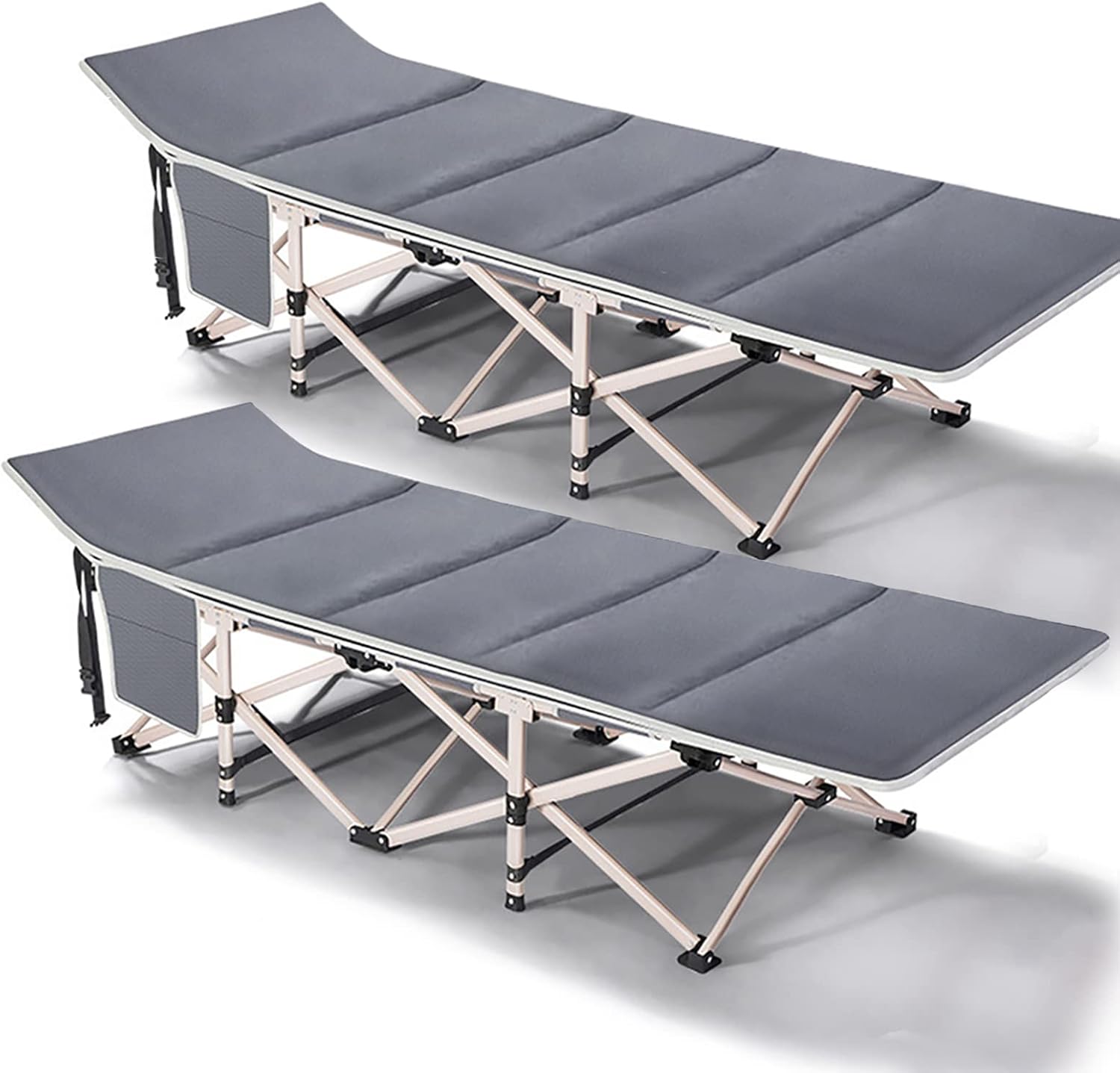 Folding Camping Cots for Adults Heavy Duty cot with Carry Bag, Portable Sleeping Bed for Camp Office Use Outdoor Cot Bed for Traveling