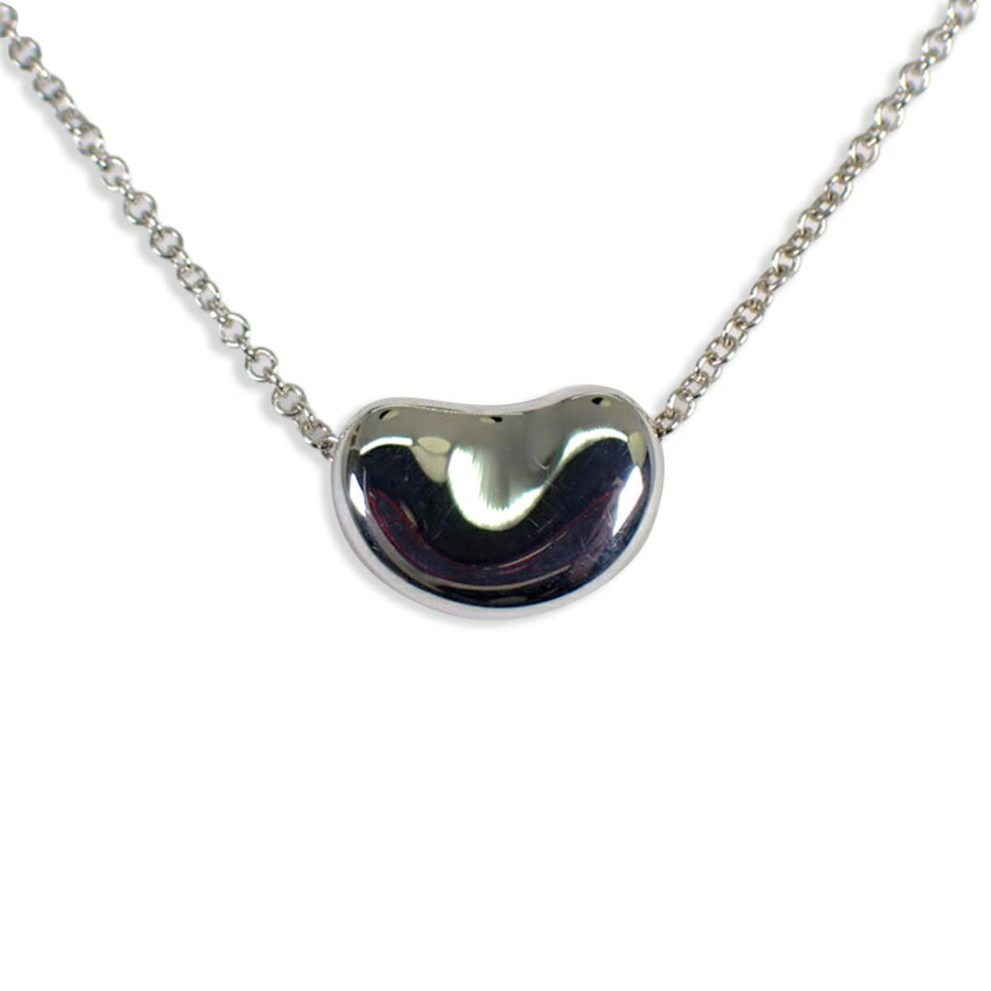 Pre-Owned TIFFANY Tiffany 925 bean pendant necklace (Good)