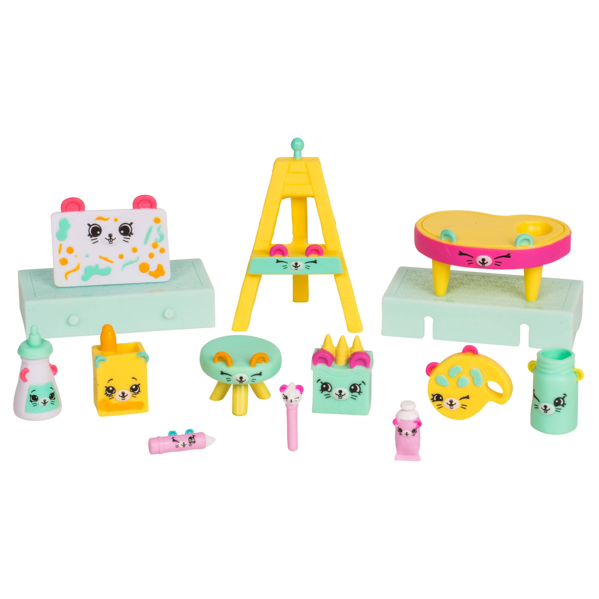 Happy places Shopkins Season 3 Decorator Pack - Mousy Art Class