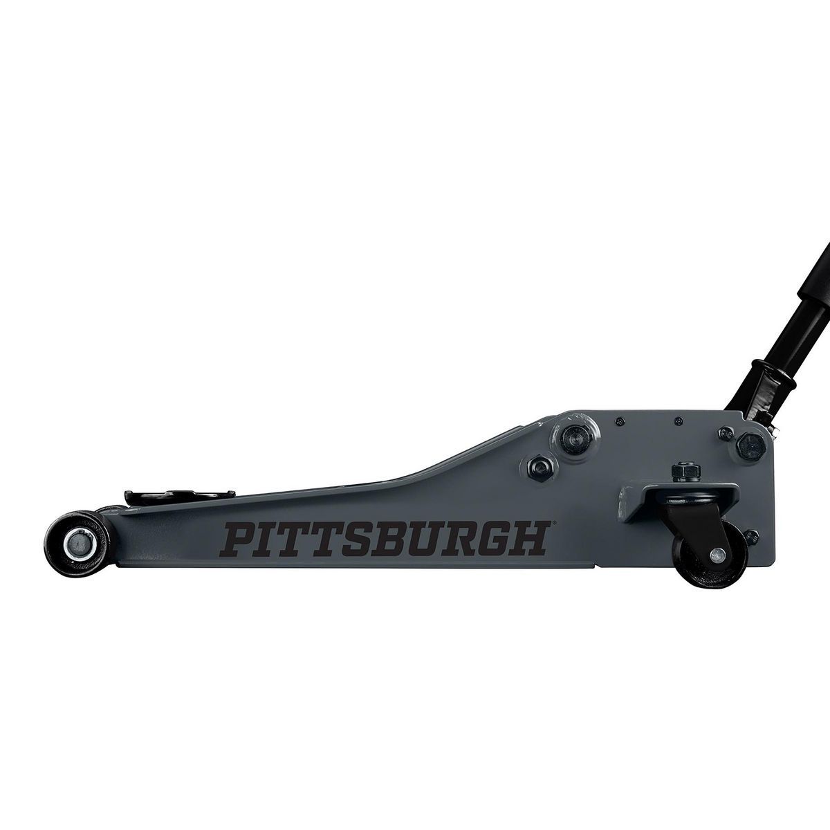 PITTSBURGH 3 Ton Low-Profile Floor Jack with RAPID PUMP, Slate Gray