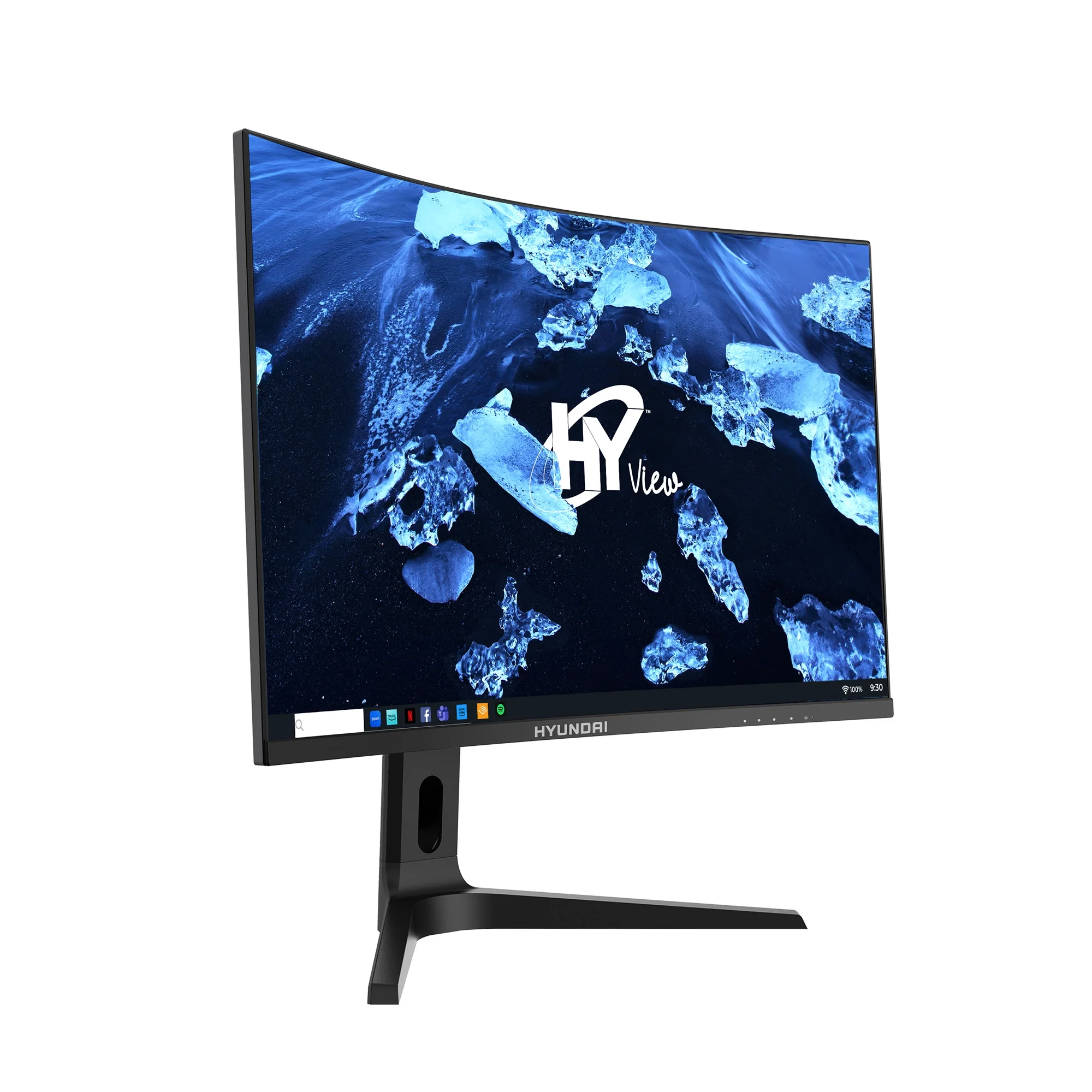 Hyundai Technology  32" 1440 QHD Curved Gaming Monitor, HT32CGMBK03, Black