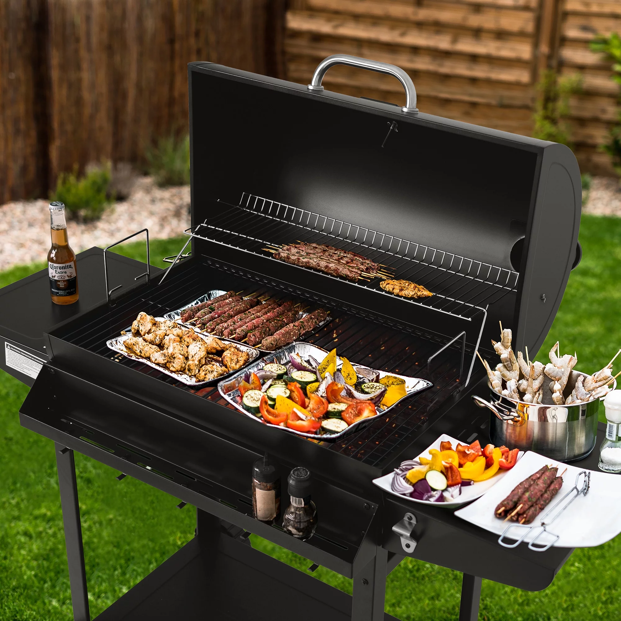Royal Gourmet CC1830T 30" Barrel Charcoal Grill