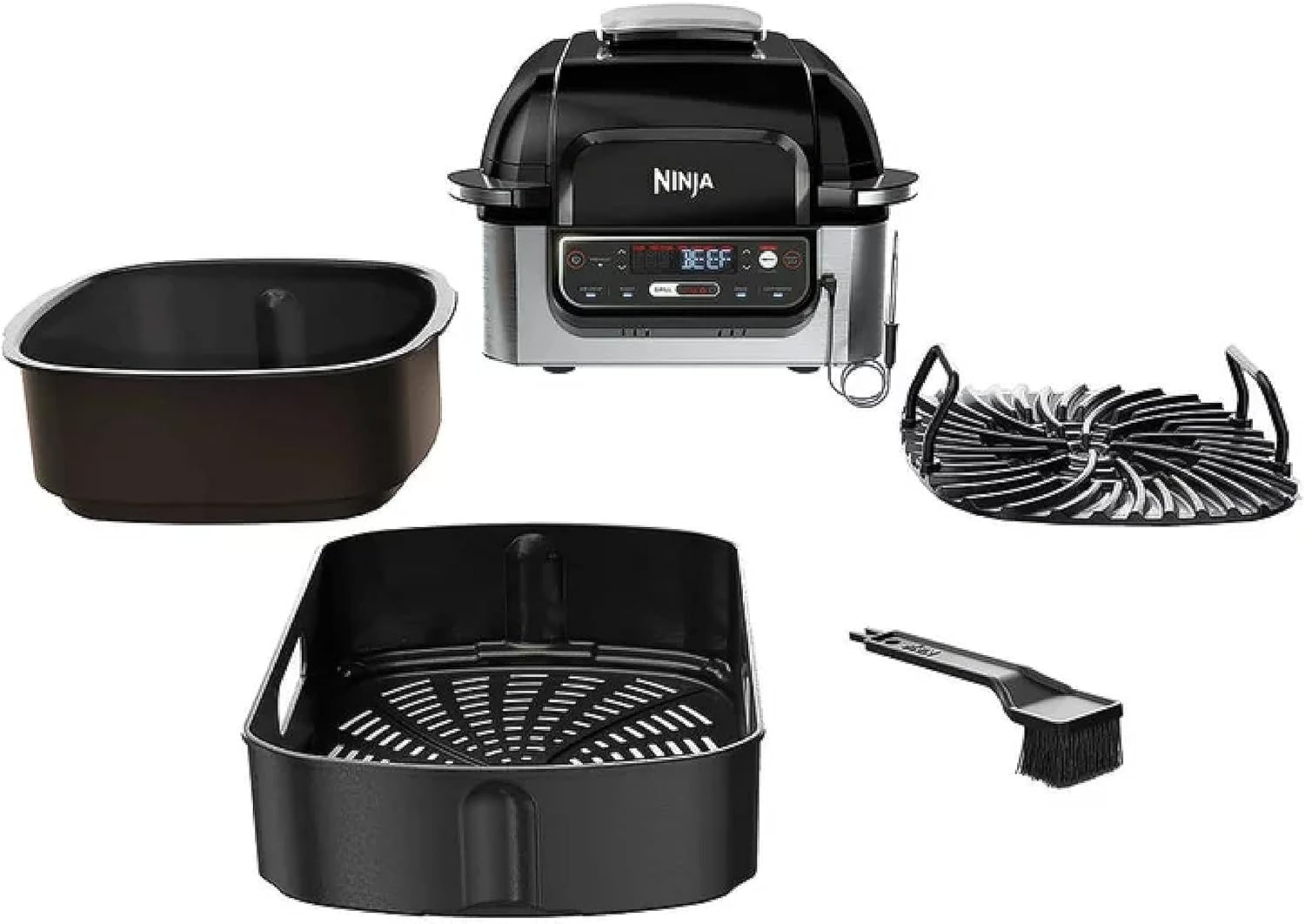 Ninja Foodi 5-in-1 Indoor Grill w/ 4-Quart Air Fryer with Roast, Bake, Dehydrate