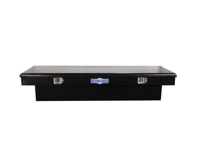 Better Built 73210129 63 In. Black Steel Crossover Single Lid Truck Tool Box