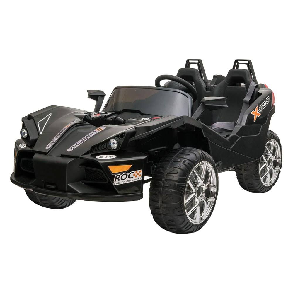 MotoTec Slingshot 12V Kids Car (2.4ghz Rc) Black