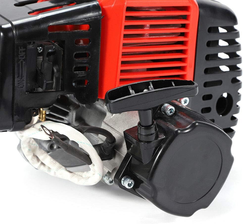 TFCFL 49CC 2-Stroke Engine Motor Single Cylinder Gas Engine Motor with Air-Cooled System Pocket Bike Replacement Engine