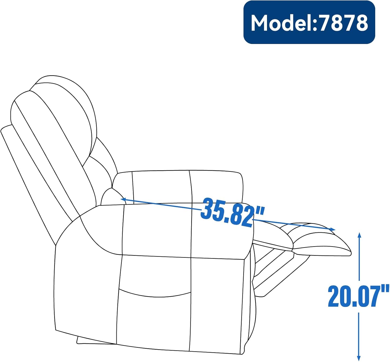 Power Lift Recliner Chair Heat Massage Dual Motor Infinite Position Up to 350 LBS, Genuine Leather, Heavy Duty Motion Mechanism with USB Ports, Brown