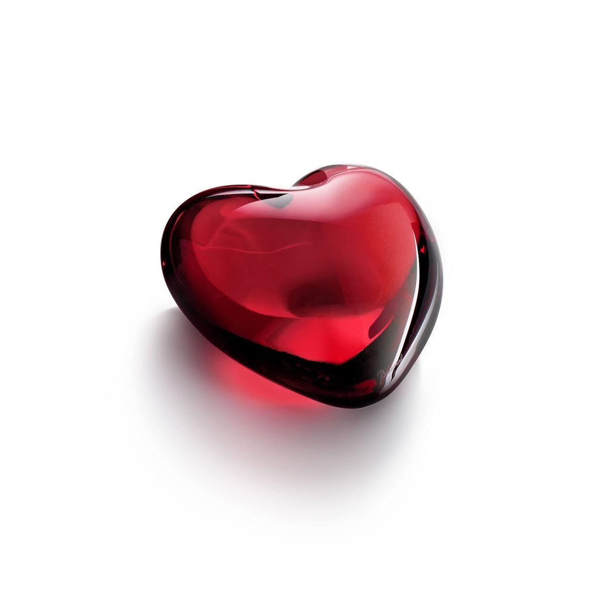 Baccarat Puffed Heart - Clear