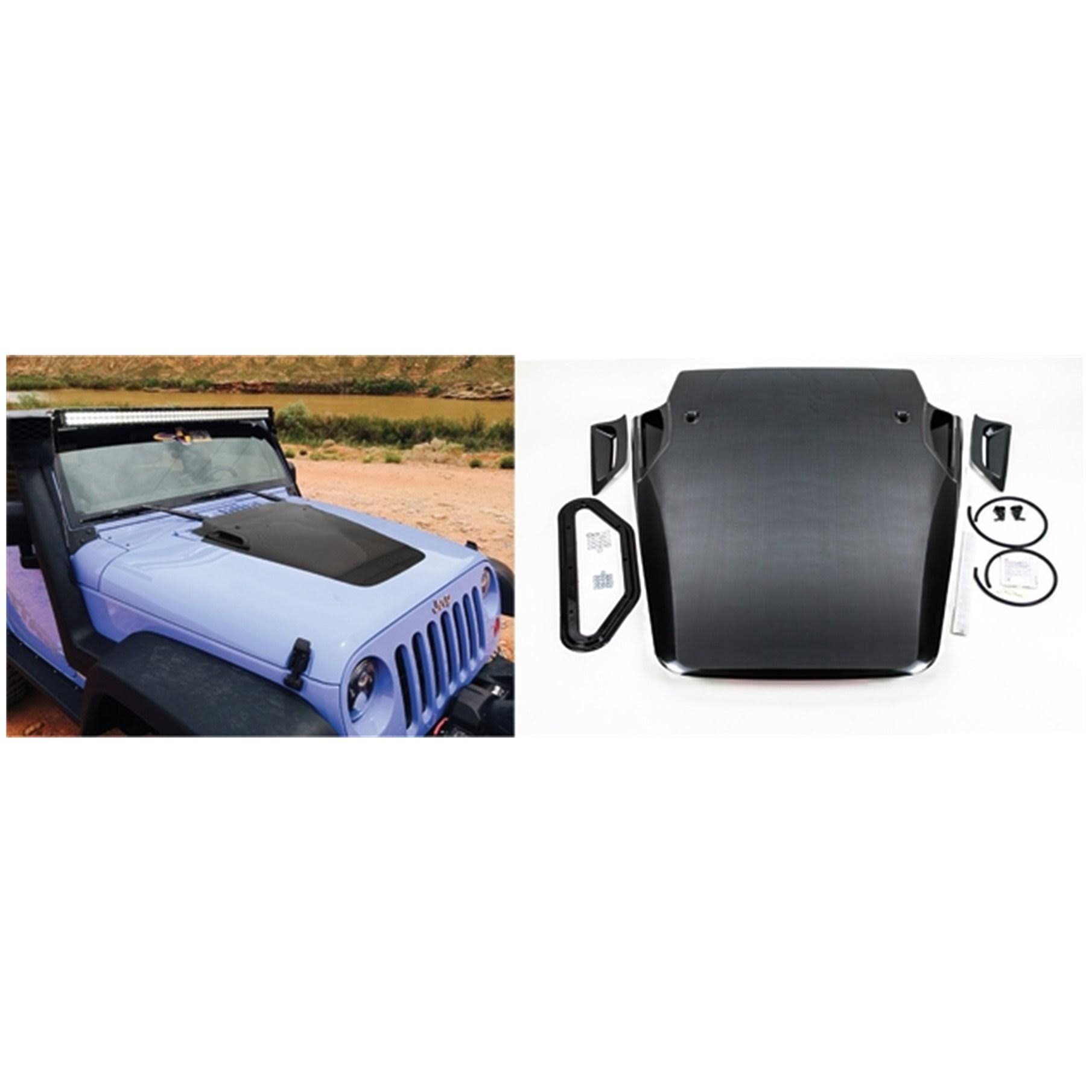 Daystar KJ71050CF Jeep Wrangler JK Hood Cowl Carbon Fiber