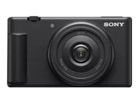 Sony ZV-1F - Digital camera - compact - 20.1 MP - 4K / 30 fps - ZEISS - Wi-Fi, Bluetooth - black