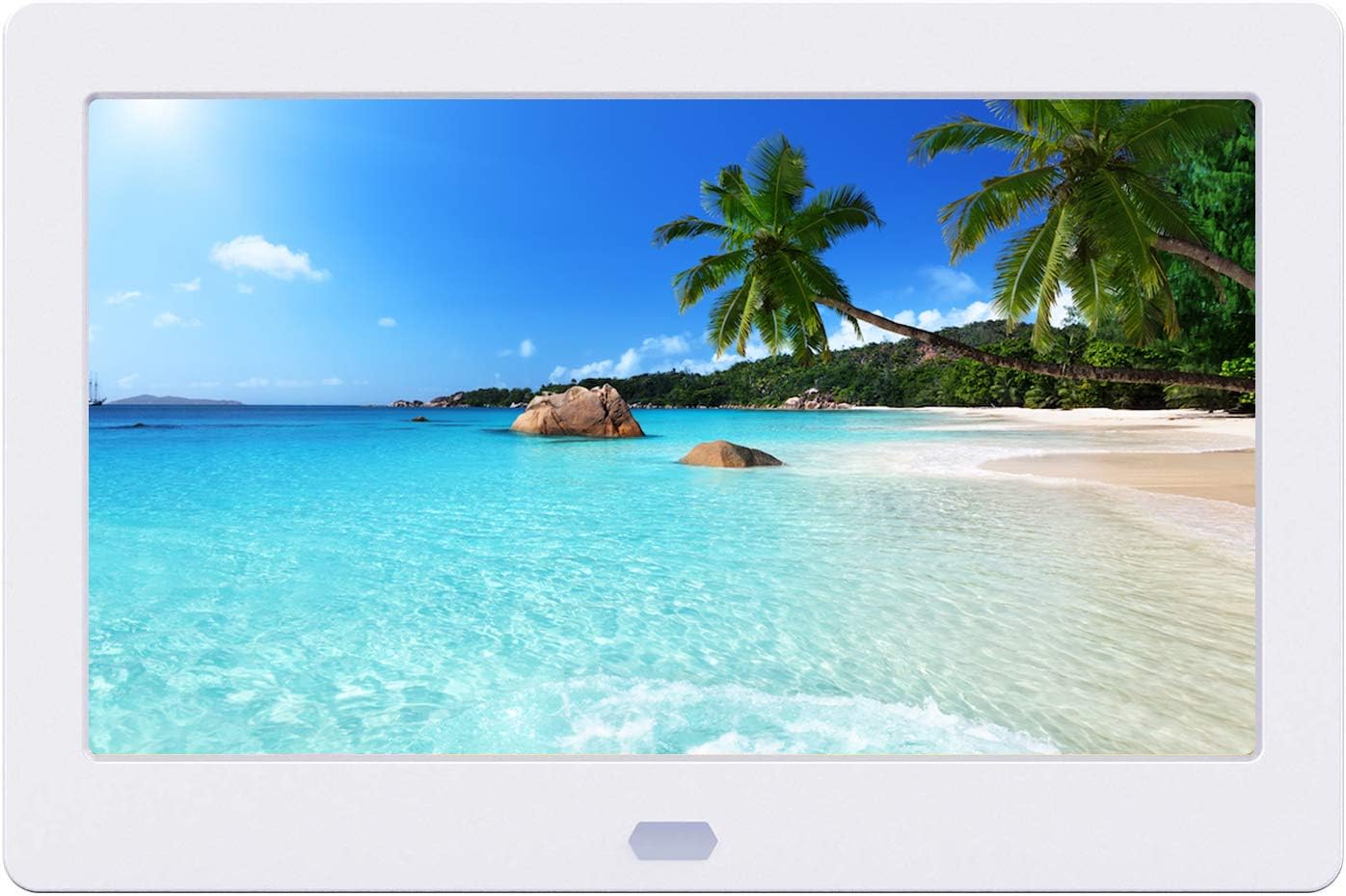 Digital Photo Frame with IPS Screen - Digital Picture Frame with 1080P Video, Music, Photo, Auto Rotate, Slide Show, Remote Control, Calendar, Time,1280x800, 16:9 (7 Inch Black)