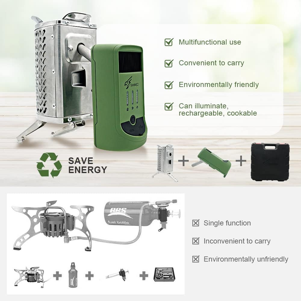 CampStove Wood Burning and USB Charging Camping Stove