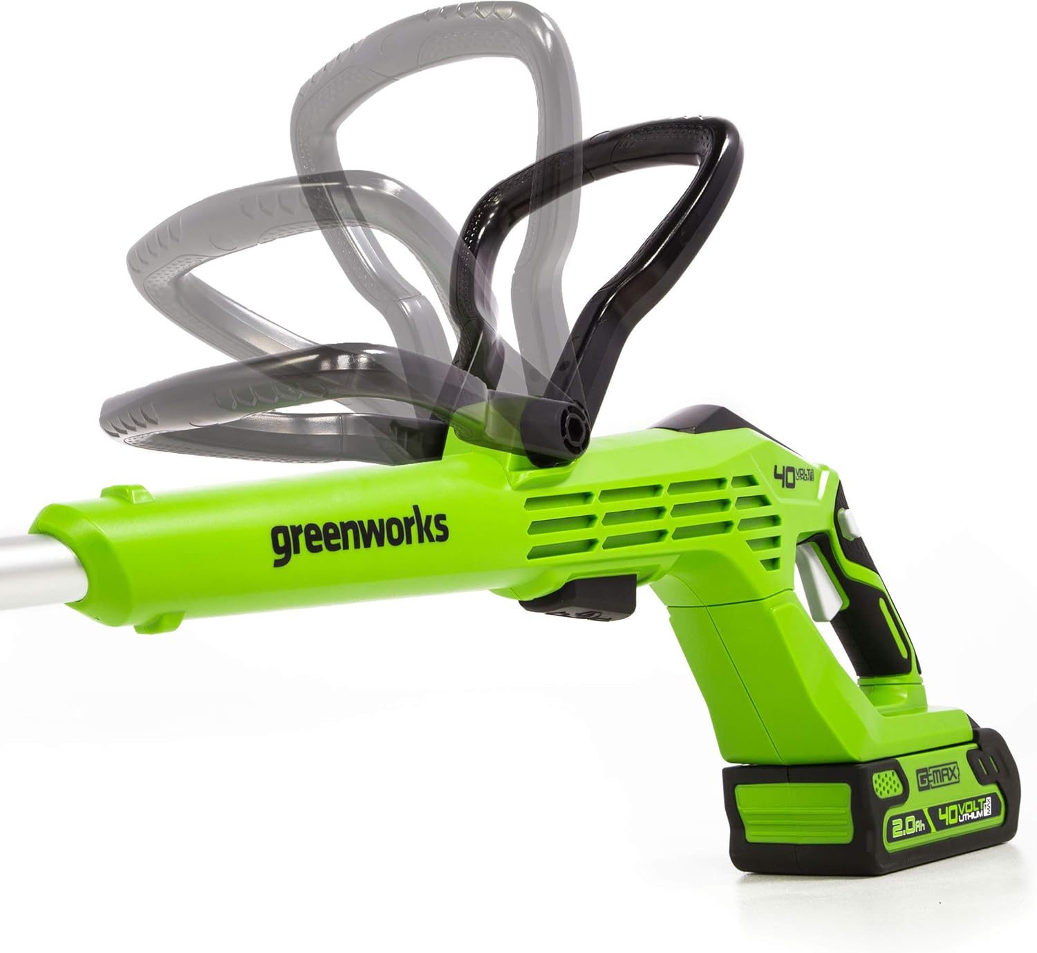 Greenworks 40V 12 inch Gear Reduced String Trimmer, 2Ah Battery and Charger Included, ST40B211