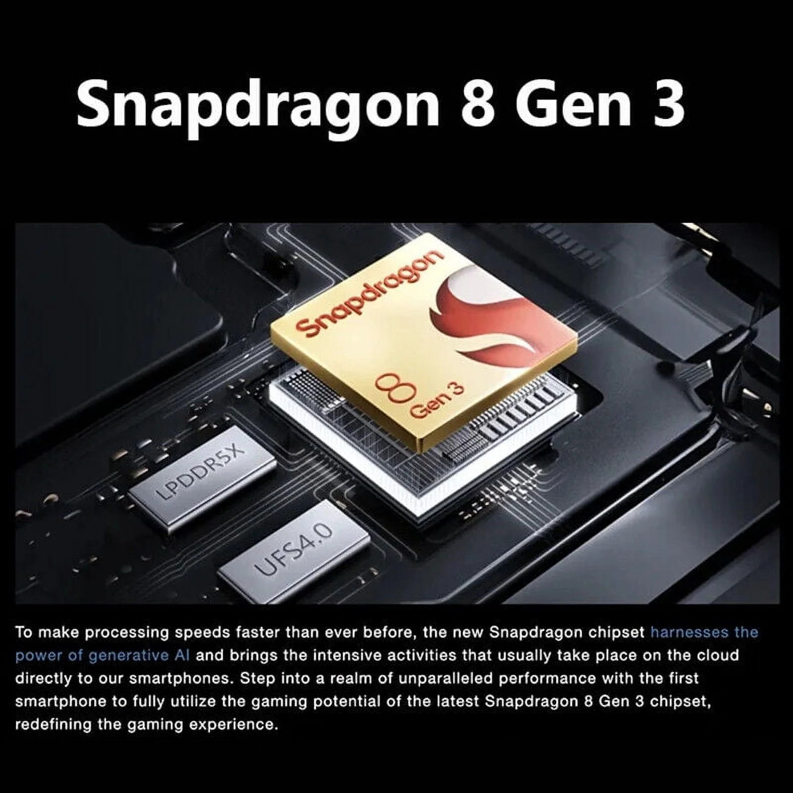 Nubia RedMagic 9 Pro 5G Smartphone, 120Hz Gaming Phone, Snapdragon 8 Gen 3, 6.8"AMOLED Screen, 16G+512GB, 80W Charger US Unlocked Cell Phone Black