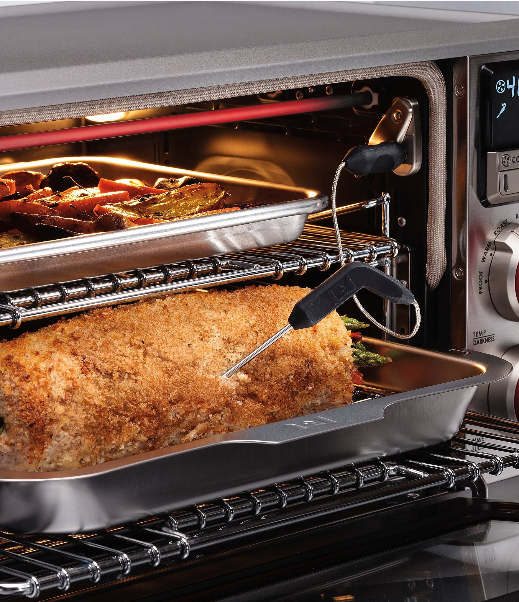 Wolf Gourmet Elite Countertop Oven with Red Knobs