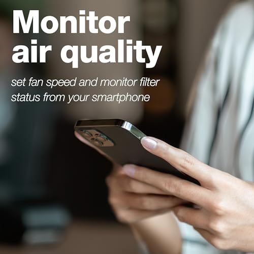 IQAir HealthPro Compact XE Air Purifier - Compact HyperHEPA Fration for Rooms up to 1240 sq ft - Allergens, Smoke, Dust, Mold, Pet Dander, Swiss Made, WiFi Enabled