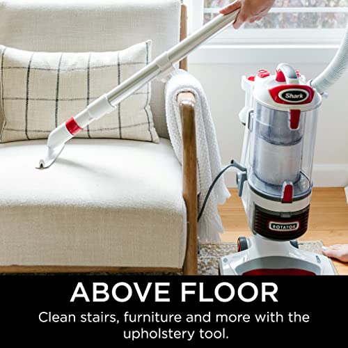 Shark Upright Vacuum, Navigator Lift-Away Deluxe with Large Dust Cup Capacity, HEPA Filter, Swivel Steering, Upholstery Tool & Crevice Tool, Blue, NV360