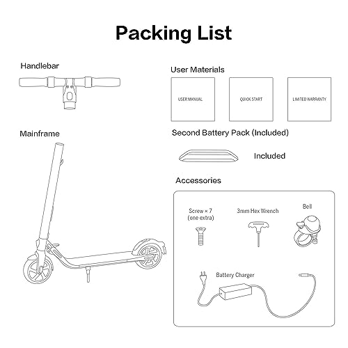 Segway Ninebot Foldable Electric Scooter, w/t Powerful Motor, Long Range, Cruise Control, ‎E Scooter for Adults, UL-2272 2271 Certified
