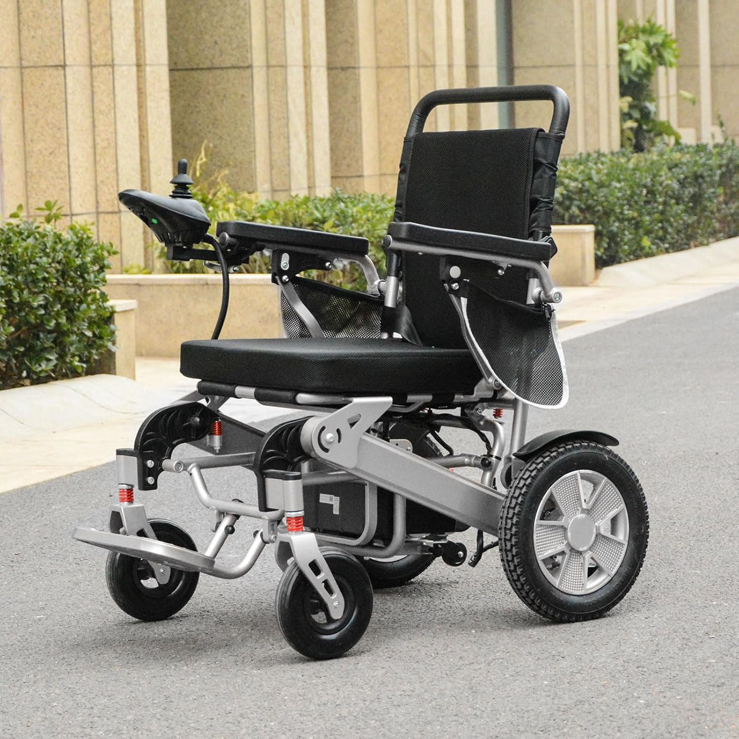 Electric Wheelchair for Adults, 15 Miles Long Travel Range, Intelligent Power Wheelchairs Foldable All Terrain Motorized Wheelchair for Seniors Compact Portable Airline Approved