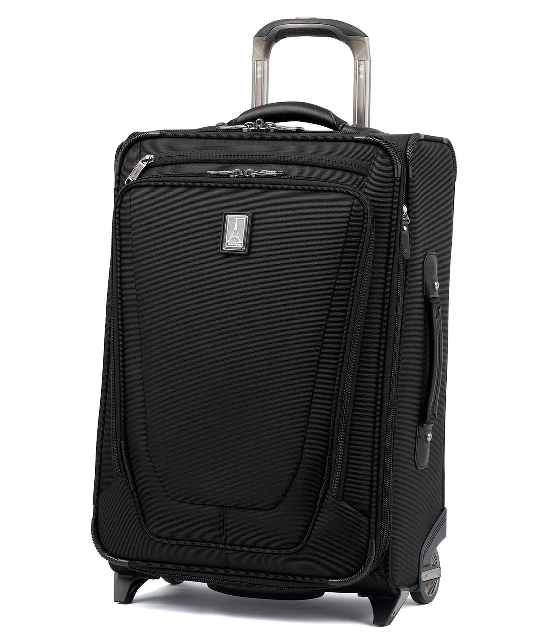 Travelpro Crew 11 Expandable Rolling Suitcase with USB Charging Port - 22x22 - Black