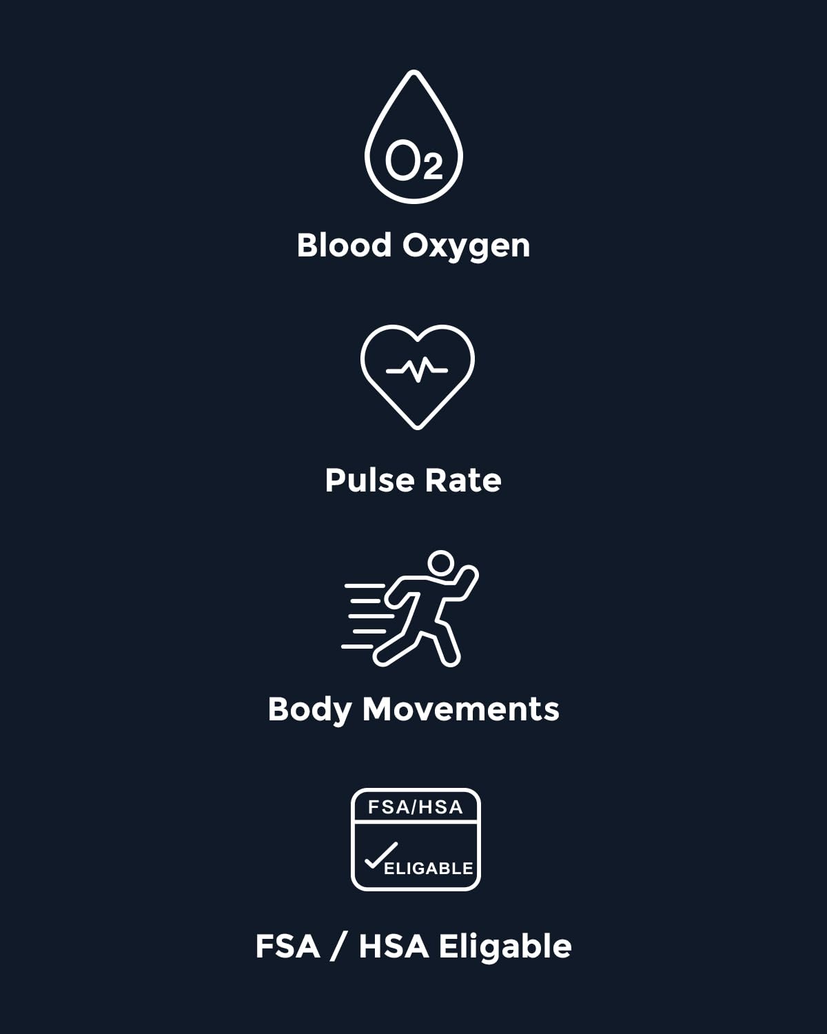 Vibeat Oxygen Meter Finger Pulse Oximeter, OxyLink Wearable Blood Oxygen Monitor for 12 Hours Continuous Tracking, Audio Reminder & Oxygen Level Report, Free APP