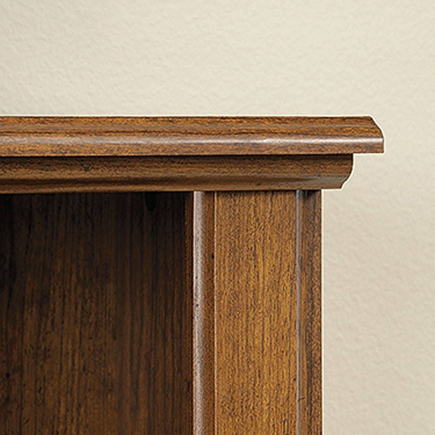 Sauder Orchard Hills Computer Desk with Hutch | Milled Cherry
