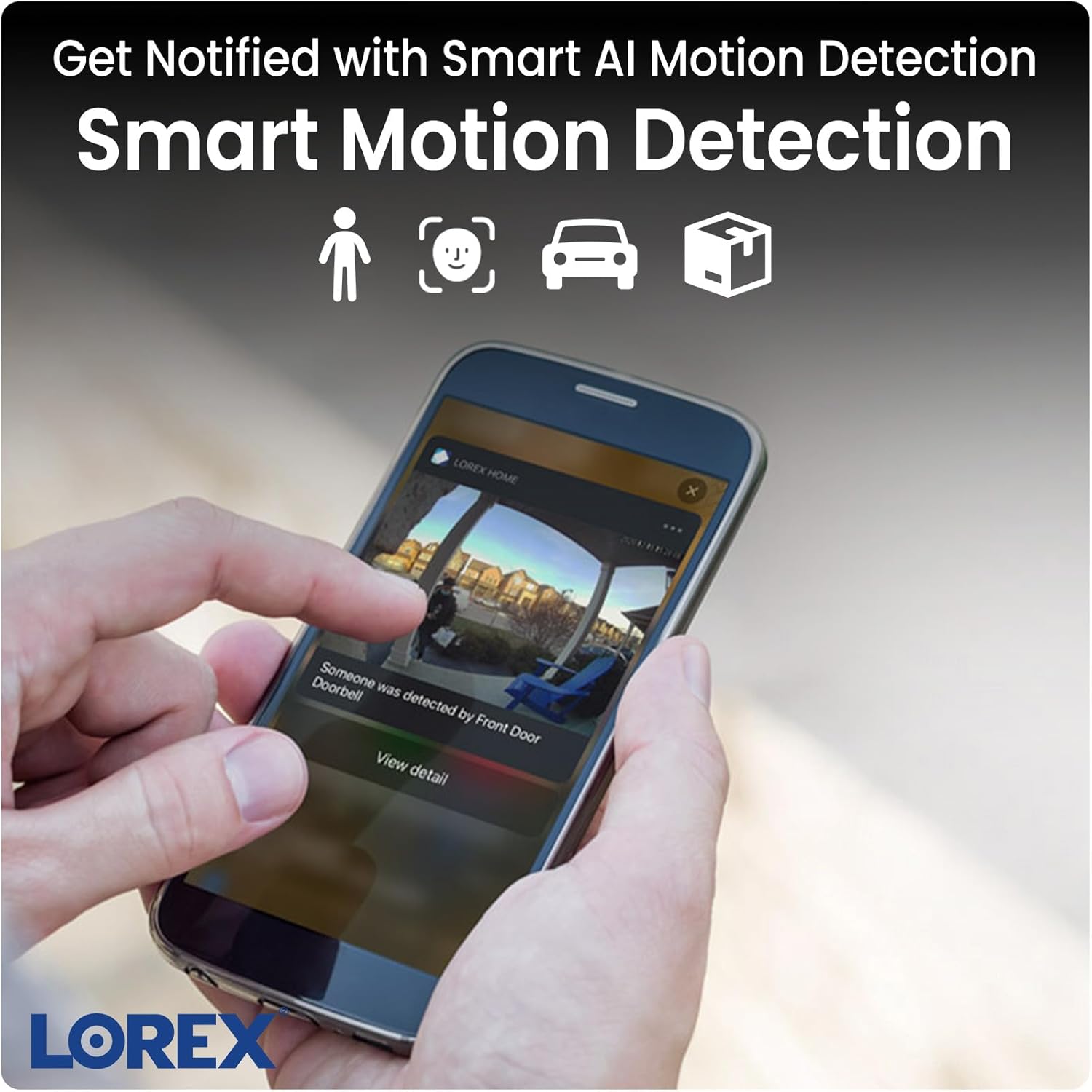 Lorex Fusion 4K 12-Channel (8 Wired and 4 Wi-Fi) 2TB DVR with 2 4K WiFi 6 Indoor/Outdoor Cameras