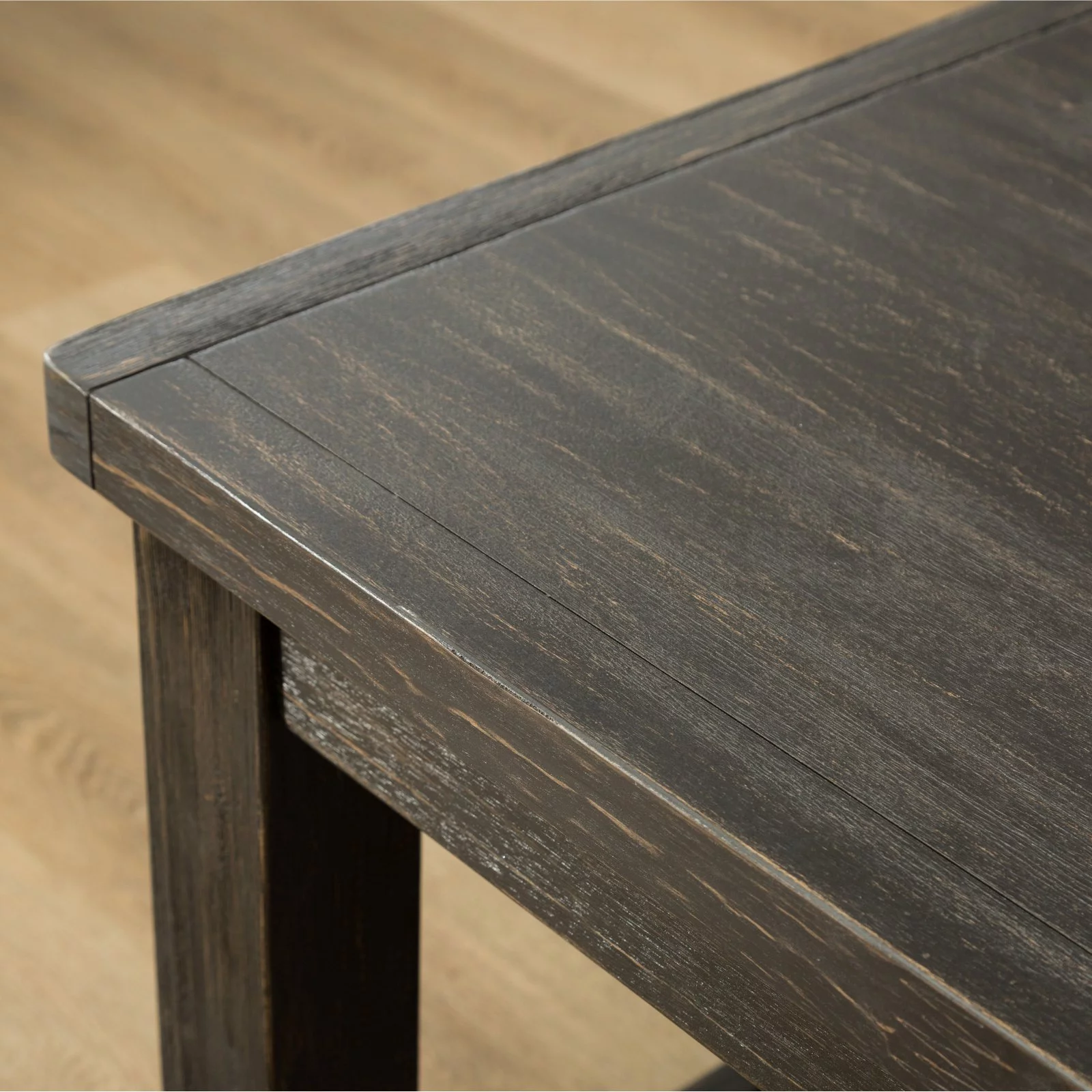 Roundhill Furniture Lotusville 64 in. Rectangular Wooden Dining Table