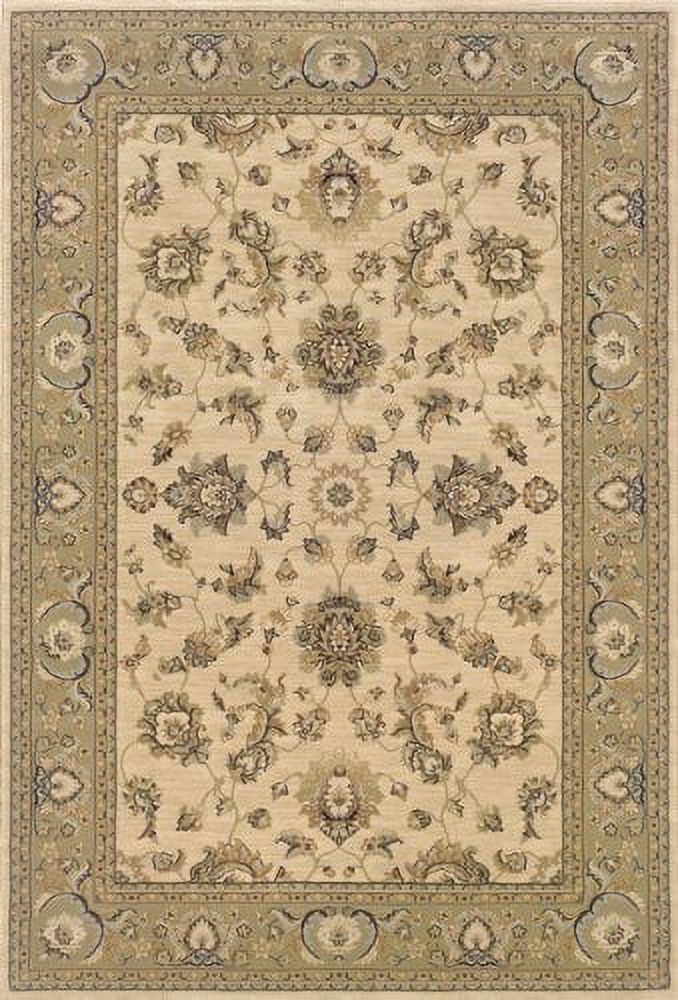 Sphinx Ariana Area Rug 2153C Traditional Ivory Bordered Vines 5' 3" x 7' 9" Rectangle