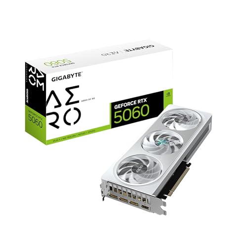 GIGABYTE GeForce RTX 5060 Gaming OC 8G Graphics Card, 8GB 128-bit GDDR7, PCIe 5.0, WINDFORCE Cooling System, GV-N5060GAMING OC-8GD Video Card