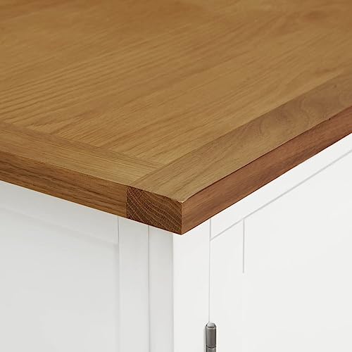 Wardrobe 29.9"x20.5"x41.3" Solid Oak Wood,Spacious Wooden Wardrobe with Hanging Rod and Drawers for Ample Storage Armoires & Wardrobes for Bedroom