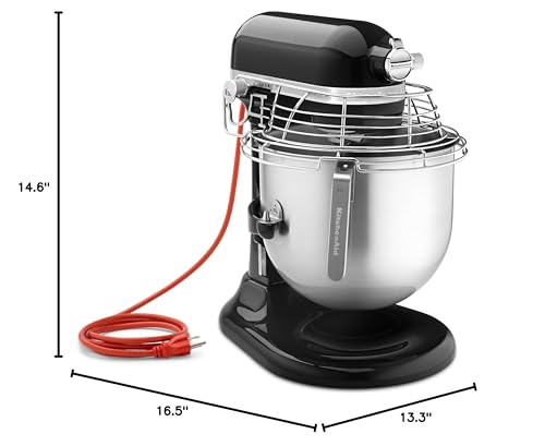 KitchenAid KSM8990CU 8-Quart Commercial Countertop Mixer, 10-Speed, Gear-Driven, Contour Silver