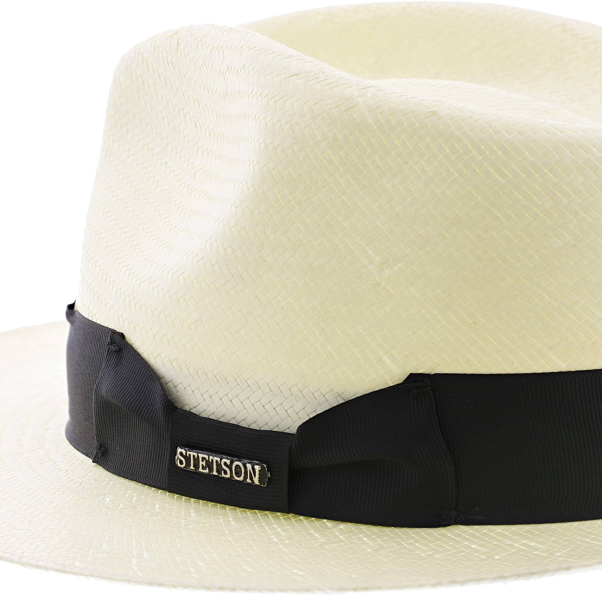Stetson Adventurer - Shantung Fedora Hat TSADTR Natural - Medium Straw