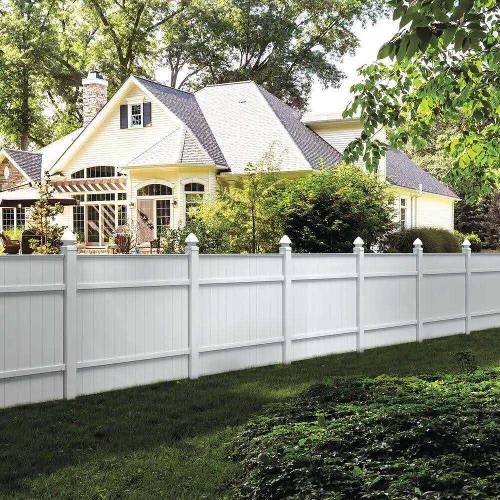Veranda 6 ft. H x 6 ft. W White Vinyl Windham Fence Panel - Shop Hardware Tools Online Store