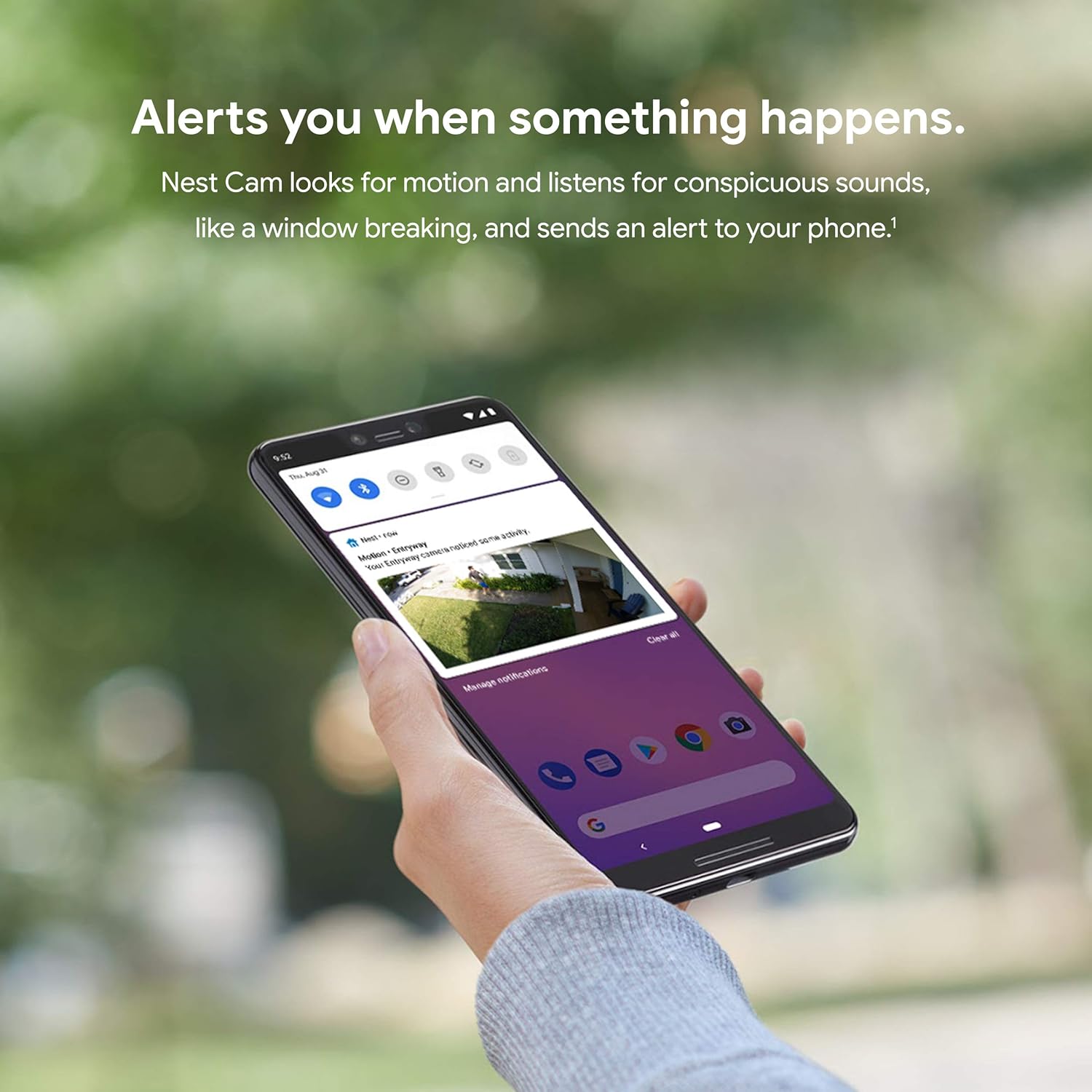Google Nest Cam Outdoor - Weatherproof Outdoor Camera for Home Security - Surveillance Camera with Night Vision - Control with Your Phone