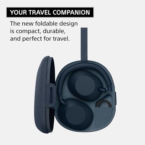 Sony WH-1000XM6 The Best Wireless Noise Canceling Headphones, HD NC Processor QN3, 12 Microphones, Adaptive NC Optimizer, Mastered by Engineers, Studio-Quality, 30-Hour Battery, Black