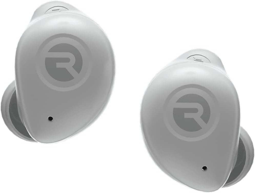 Raycon The Fitness Bluetooth True Wireless Earbuds with Built in Mic 54 Hours of Battery IPX7 Waterproof and Charging Case with Talk, Text, and Play Bluetooth 5.0 Portable Sport (Electric Blue)