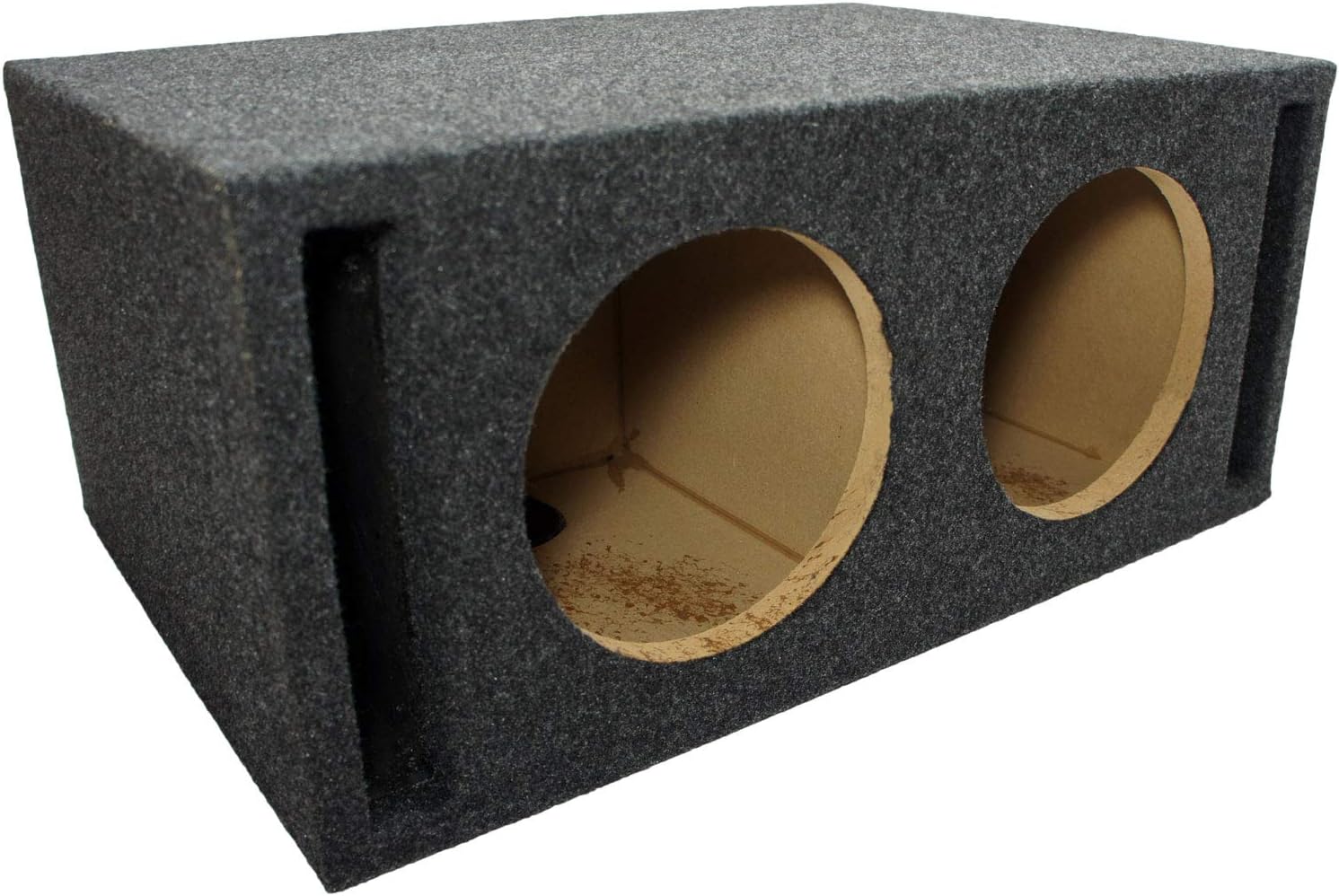 Car Audio Dual 8" SPL Bass Subwoofer Labyrinth Vent Sub Box Stereo Enclosure