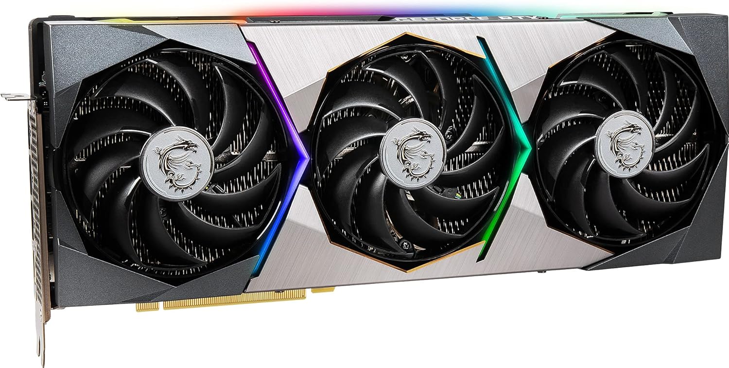MSI Gaming GeForce RTX 3070 Ti 8GB GDRR6X 256-Bit HDMI/DP Nvlink Torx Fan 4 RGB Ampere Architecture Graphics Card (RTX 3070 Ti Suprim X 8G)