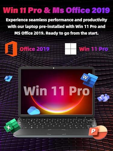 11" Convertible 2-in-1 Touchscreen Laptop, in tel N100,16GB RAM,1T SSD,FHD 1920 * 1200 IPS,Win 11 Pro PC,Backlit Keyboard, WiFi,USB-C,HDMI,Oval Trackpad,Lightweight for Business&Students